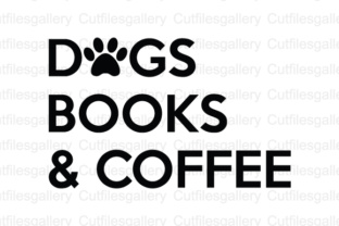 Download Dogs Books Coffee Cut File - Premium Resources